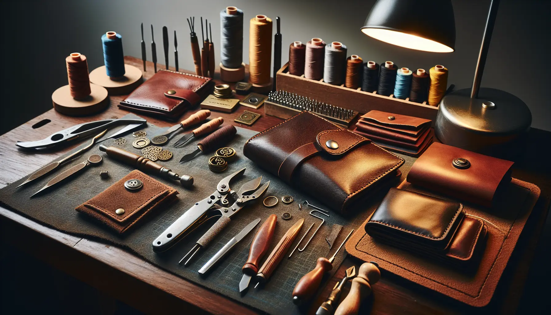 Essential Tools and Materials for Crafting Leather Wallets